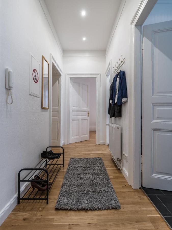 Hochwertige Altbauwohnung Im Modernen Stil In Wiesbaden - Kueche - Terrasse - Wlan - Zentral Exterior photo